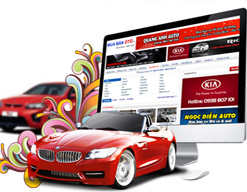 Thiết kế web mua bán ô tô - xe hơi